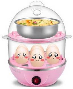 Ruhi Electric Double Layer Steamer Boiler Poacher With Bowl VS199 Egg Cooker  (7 Eggs) Egg Cooker