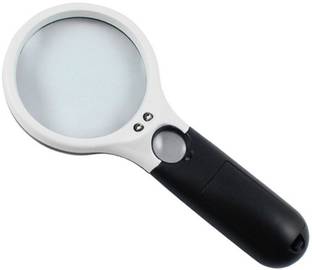 WOWSOME 3 LED light 45X magnifying glass hand lens Mini pocket reading microscope Loupe jewelry top quality 45 pocket magnifier, Reading / Repair Tool