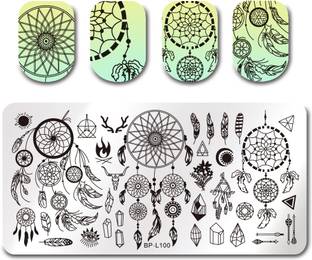 BORN PRETTY BP-L100 Stainless Steel Nail Stamping Image Plate.