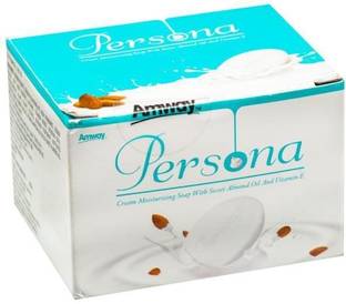 Amway PERSONA SOAP WITH ALMOND (1 PACK CONTAINING 3 SOAPS)