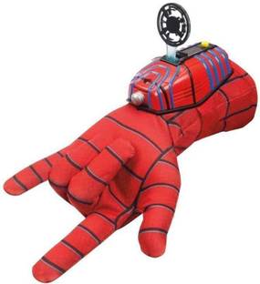 PARI Ultimate Spiderman Gloves With Disc Launcher For Kids (Multicolor)