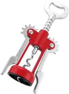 Quick N Easy 1014 Stainless Steel Wine Red Bottle Opener