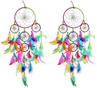 Ryme Combo Of Multicolor dream catcher Wool Dream Catcher