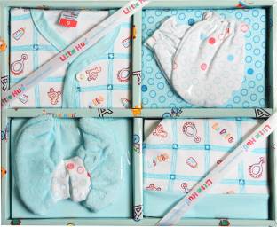 Star Kids New Born Baby Blue Color Gift Set