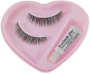 BETRENDING Eye lashes with high quality adhesive-Water proof eye lashes-Reusable Eye lashes 1 pair
