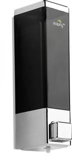 DOLPHY Square Black ABS Liquid 300 ml Soap Dispenser