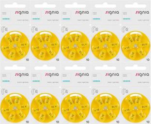 Signia P10 Hearing Aid Batteries 1.45V 10 patta (60 battery) Stethoscope Case