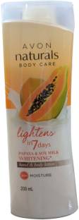 AVON Naturals Body care Papaya & Soy Milk Whitening Lotion