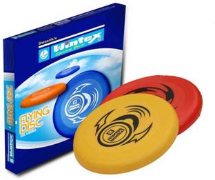 Wintex Pack of 2 Pcs Premium Frisbee Flying Disc for Out Door Fun in Picnic Games and Adventure (Size-9 Inches) Frisbie & Boomerang