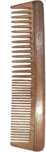 Ginni Marketing Ginni Regular-Detangler Neem Wood Comb(7.5 Inches )
