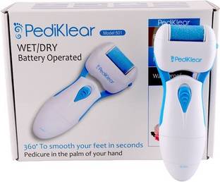 PediKlear Electronic Foot File Wet/Dry Battery Operated