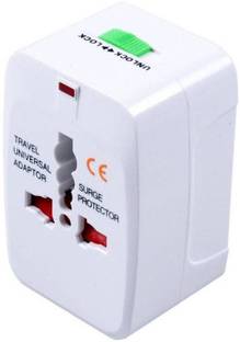 king shine Universal World Wide Travel Charger Adapter Plug, White Worldwide Adaptor
