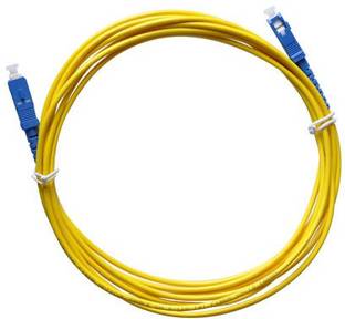 ANDTRONICS Simplex Single Mode SC to SC Optical Fiber Patch Cord Cable SC/PC - 5M ईथरनेट केबल