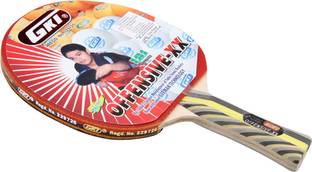 GKI Offensive XX New Computerised Printed Cover TT Racquet By One Shot Retail Multicolor Table Tennis Racquet