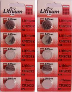 e4u 3V CR2032 General Purpose Micro Lithium Coin  Cell  Battery