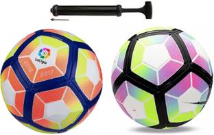 ALEN Lalinga + Lalinga Purple Football Combo With Durable Air Pump Football Kit