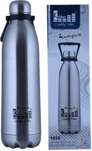 Kaliber Kampus - 1800 Thermosteel - Silver - Double Body - Hot & Cold 1800 ml Water Bottle
