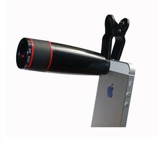 Vidya Ventures Universal 12X Zoom Mobile Phone Telescope Lens with Adjustable Clip Mobile Phone Lens