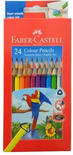 FABER-CASTELL 118024 TRIANGULAR Shaped Color Pencils