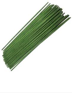 BestUBuy Green 25PCS 22 Guage 30CM / 11.75INCH Length Iron Wire , Artificial Flower Stems Making Accessory , Floral Arrangement Accessory