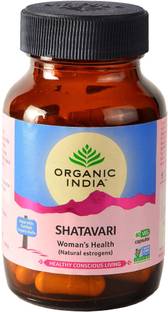 ORGANIC INDIA Shatavari 60 Capsules Bottle