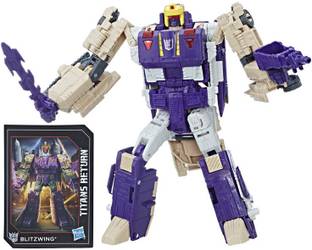 TRANSFORMERS Generations Titans Return Voyager Blitzwing and Hazard