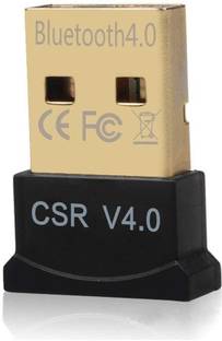 spincart Mini USB Bluetooth Adapter,CSR 4.0 USB Bluetooth Dongle Receiver Gold Plated for Laptop PC Computer Support Windows 10 8 7 Vista XP 32/64 Bit USB Adapter