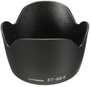 SS Camera Flower Lens Hood for Canon Eos Camera Lens Et 60 Replacment 18-55Mm 55-250Mm  Lens Hood