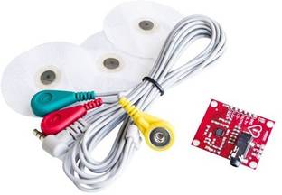 Xsentuals Ecg module AD8232 ecg measurement pulse heart ecg monitoring sensor module kit Interconnect Electronic Hobby Kit