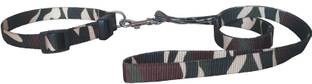 Pet Needs High Quality Camo Print Nylon Leash and Adjustable Collar Set for Puppy/Cat- for Tracking, Patrolling, Walking, and Training -Leash Length- 47 inches, Width-0.6 inch  119 cm Dog & Cat Strap Leash