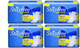 STAYFREE Secure 20+20+20+20 Pad Sanitary Pad