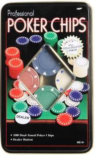 SERVEUTTAM 100 Chips Professional Poker Set