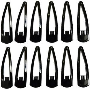 GaDinStylo Black Metal Tic Tac Hair Clips Tic Tac Clip