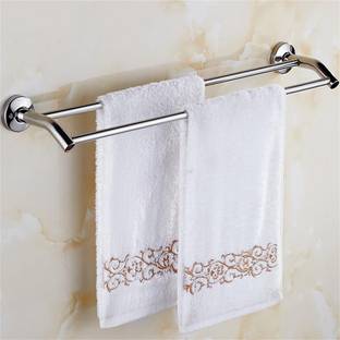 FAVOUR 24 INCH BEND CHROME DOUBLE TOWEL 24 inch 2 Bar Towel Rod