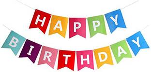 AMFIN Multicolor BANNER BUNTING FLAG