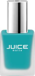 Juice Coral Aqua Matte Nail Colour | Velvet Collection | 11 ml. coral aqua