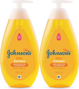 JOHNSON'S New No More Tears Shampoo 500 ml (Pack of 2)