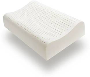 SLEEP SPA Rubber/Latex Dream Contour Talalay Latex (60X40,White) Bed/Sleeping Pillow Pack of 1