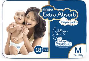 Billion Extra Absorb Diaper Pants - M