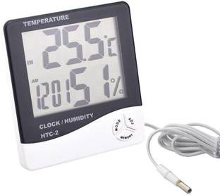 SAFESEED HTC - 2 Digital LCD Temperature Humidity Meter HTC - 2 Pin-Type Digital Moisture Measurer