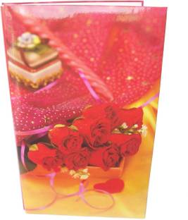 look RED ROSES NATRAJ PHOTO ALBUM ( SIZE 4"x6"-204 PHOTOS POCKETS ) Album