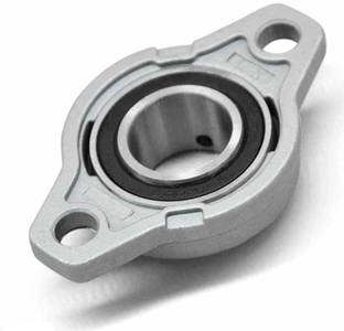 INVENTO 1 Pcs FL003 17mm Self Aligning Flange Pillow Block Ball Bearing - Robotics/CNC Wheel Bearing