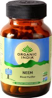 ORGANIC INDIA Neem 60 Capsules Bottle