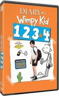 Diary of a Wimpy Kid - 4 Movies Collection: Diary of a Wimpy Kid 1 + Rodrick Rules + Dog Days + The Long Haul (All 4 Movies) (4-Disc Box Set)