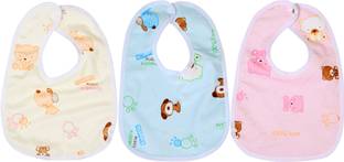 FIRST TREND Waterproof baby bibs/aprins for the babies Bear print pack of 3