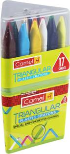 Camel Triangular Plastic Crayon