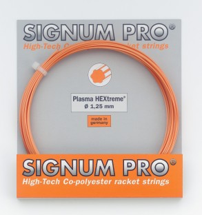 1.25mm Premium Co-Poly Tennis string 200M Signum Pro Plasma HEXtreme PURE 17G 