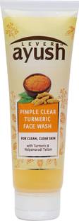 Lever Ayush Pimple Clear Turmeric Face Wash