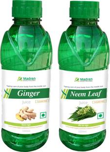 Madren Healthcare Ginger 1 Ltr & Neem Juice 1 Ltr