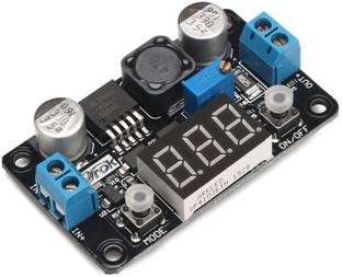 VGS MARKETINGS LM2596 Voltmeter DC - DC Step Down Adjustable Power SuppLY MODULE FOR AURDINO LM 2596S Adjustable Power Supply Module WiTH Display Voltmeter